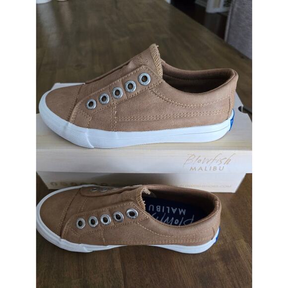 Blowfish Malibu Brown Slip-On Kids Shoes Size 1 - Picture 1 of 6